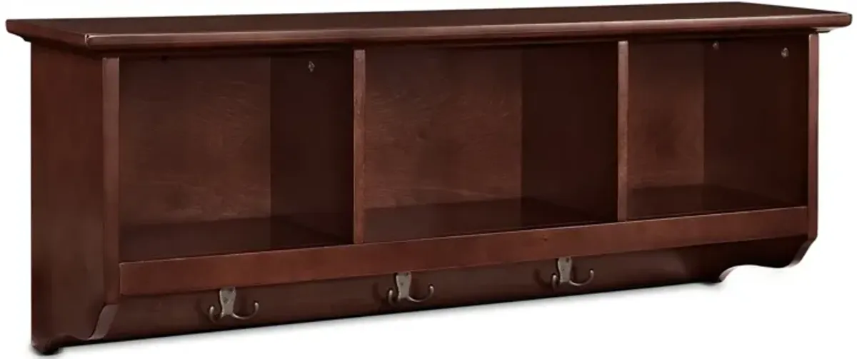 Levi Storage Shelf - Mahogany