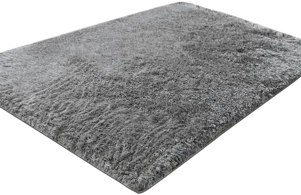 Luxe 5' x 8' Area Rug - Silver