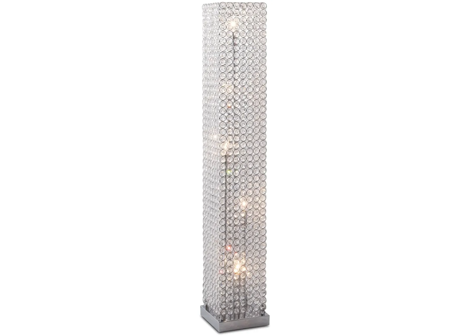 Crystal Tower 49'' Floor Lamp