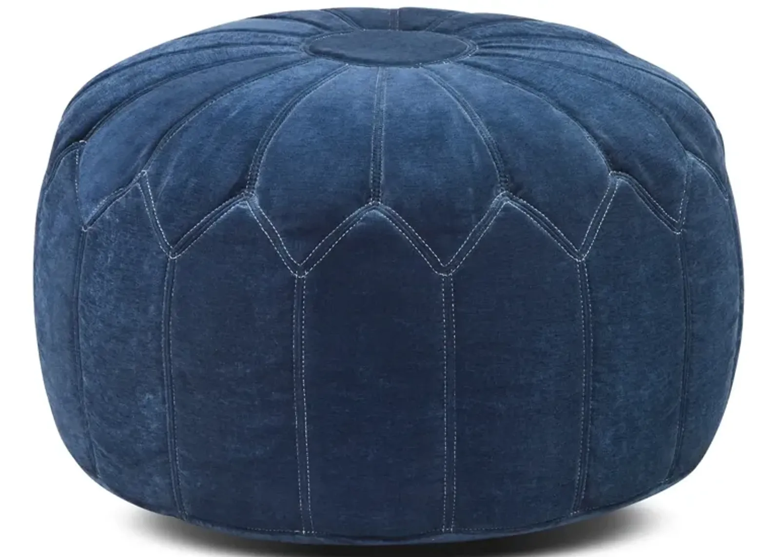 Hobbs Pouf - Blue