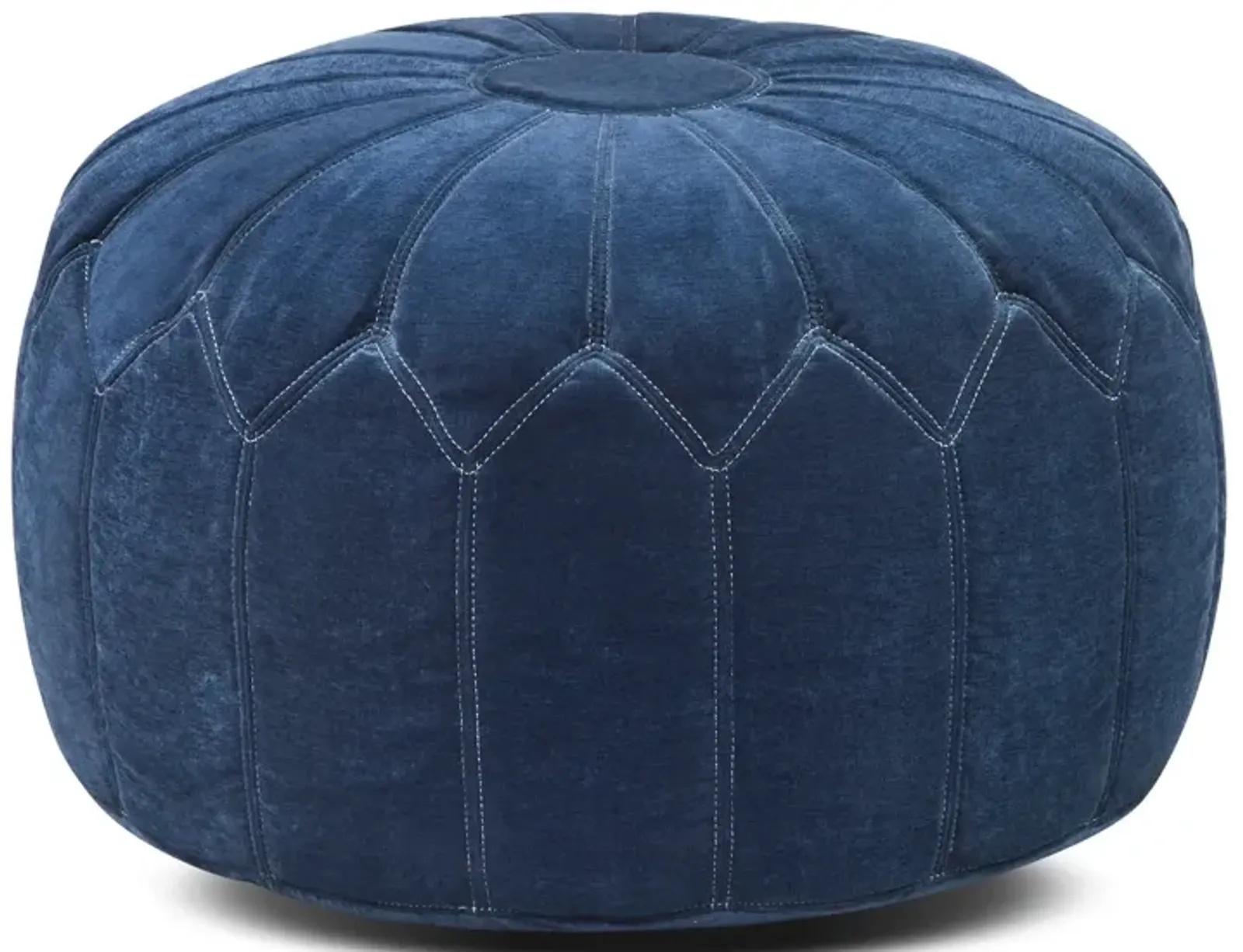 Hobbs Pouf - Blue