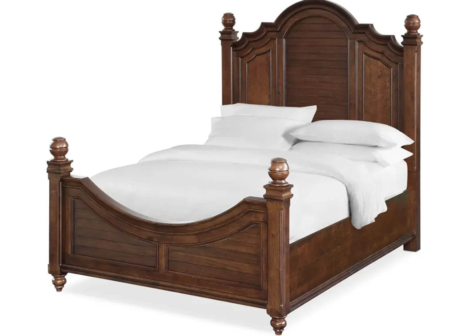 Charleston Queen Poster Bed - Tobacco