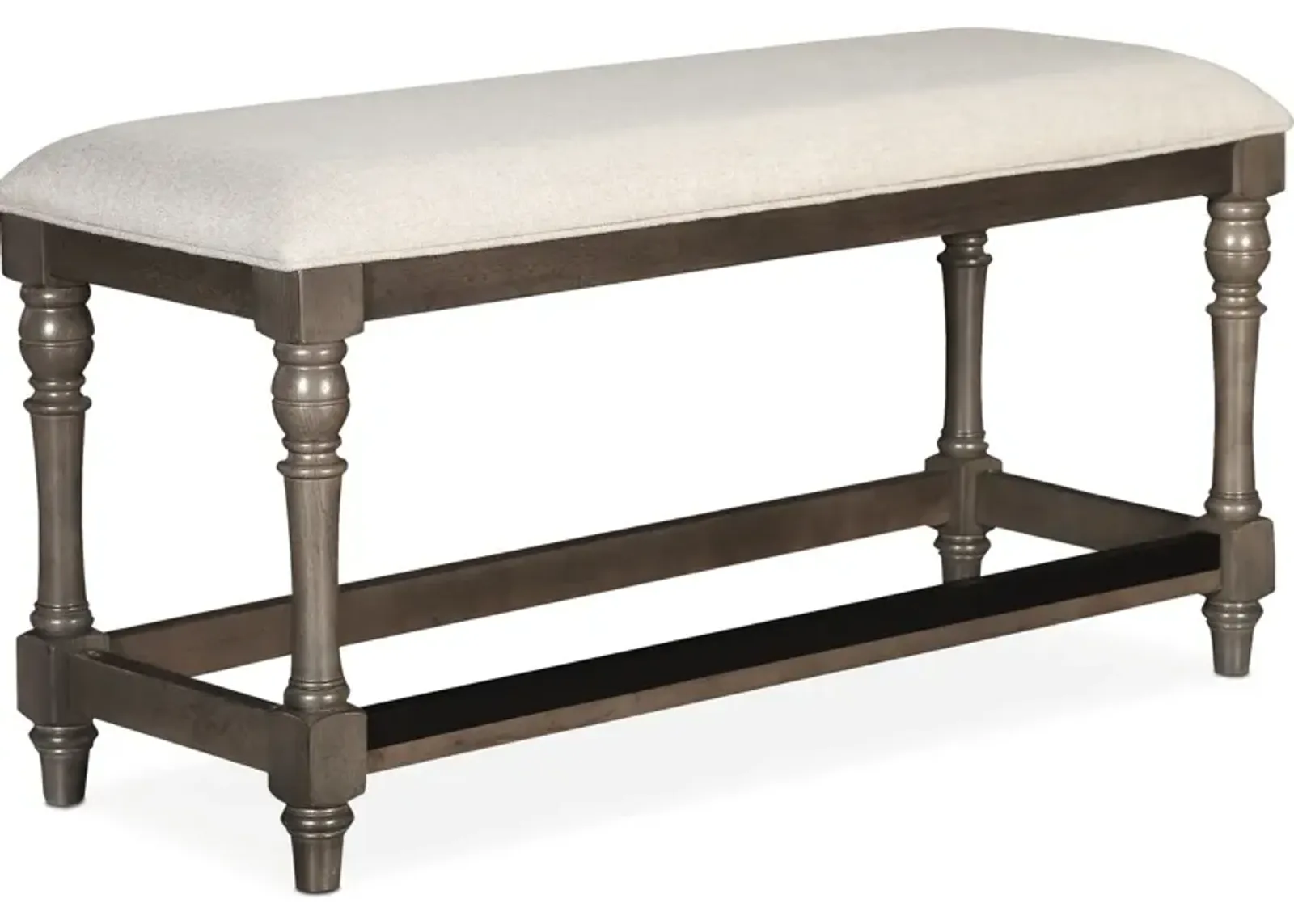 Charleston Counter-Height Bench - Gray