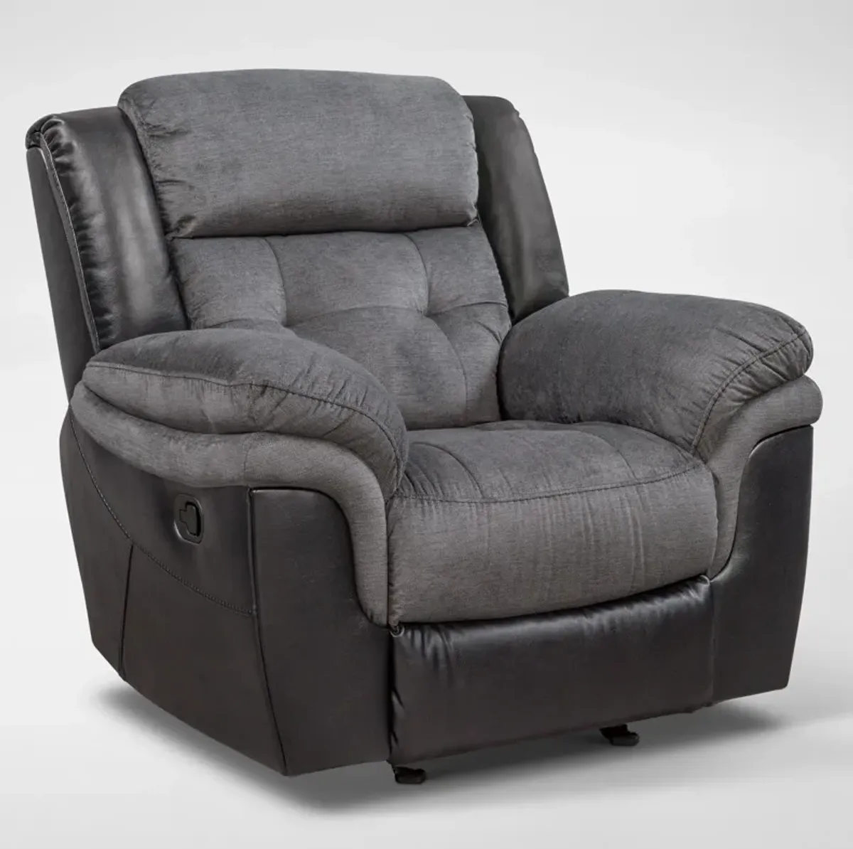Tacoma Manual Glider Recliner - Black
