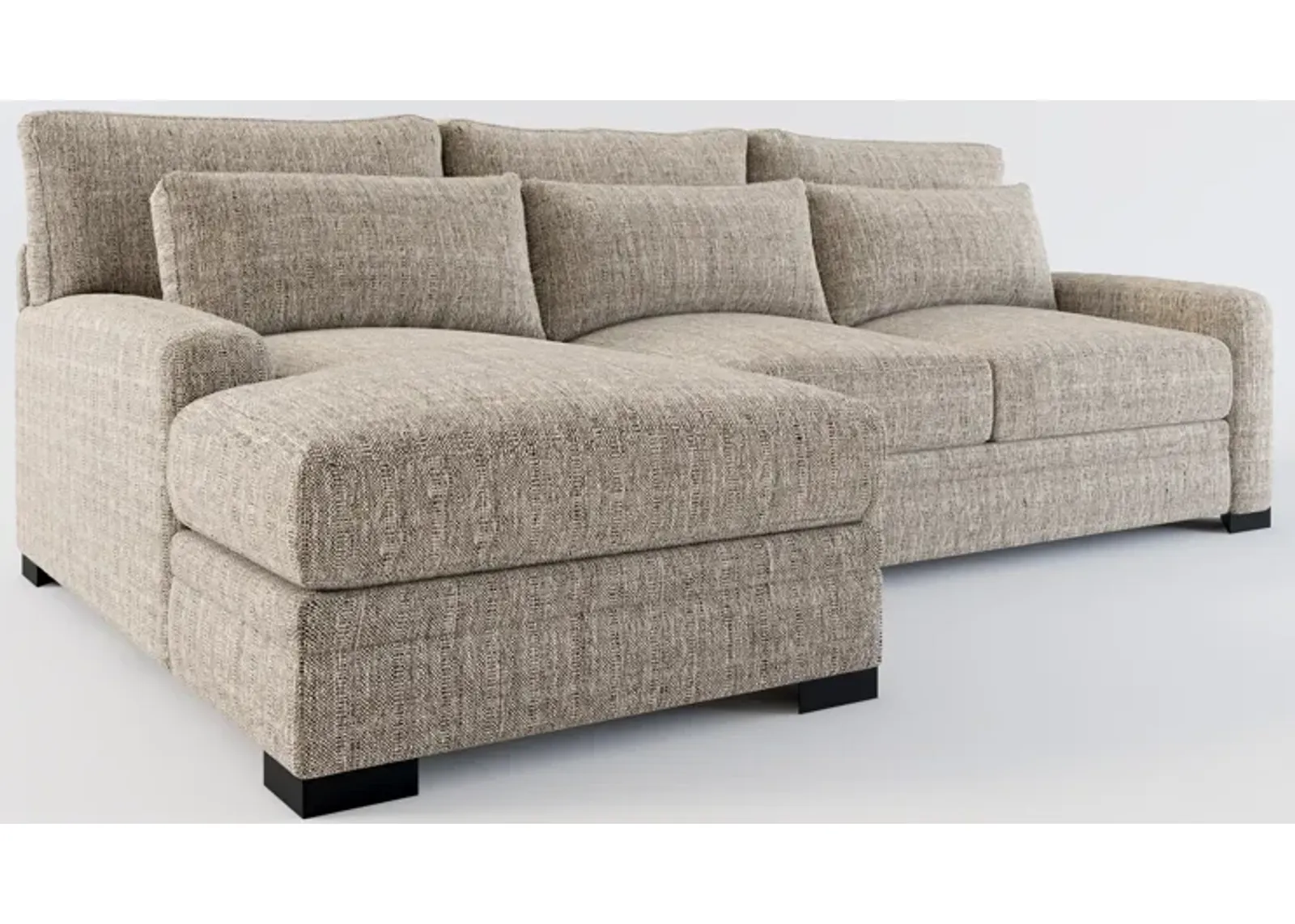 Winston Hybrid Comfort 2-Piece Sectional with Left-Facing Chaise - Mason Flint