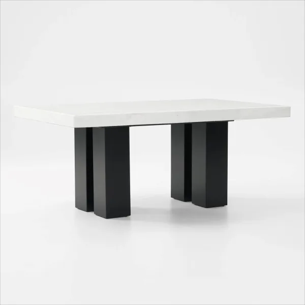 Artemis Marble Dining Table - White Marble