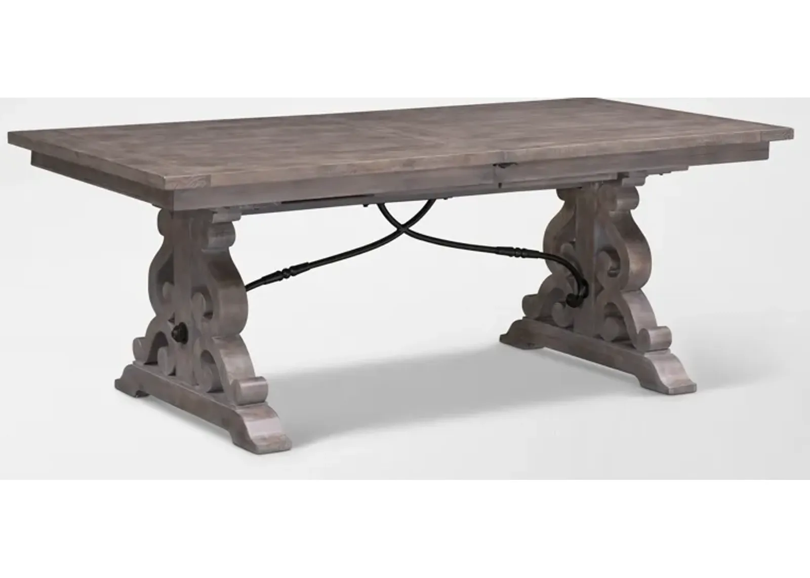 Charthouse Rectangular Extendable Dining Table - Gray