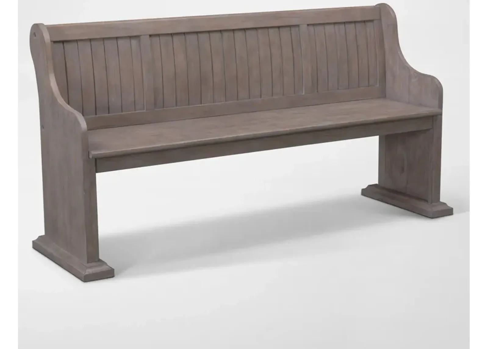 Charthouse Dining Bench - Gray