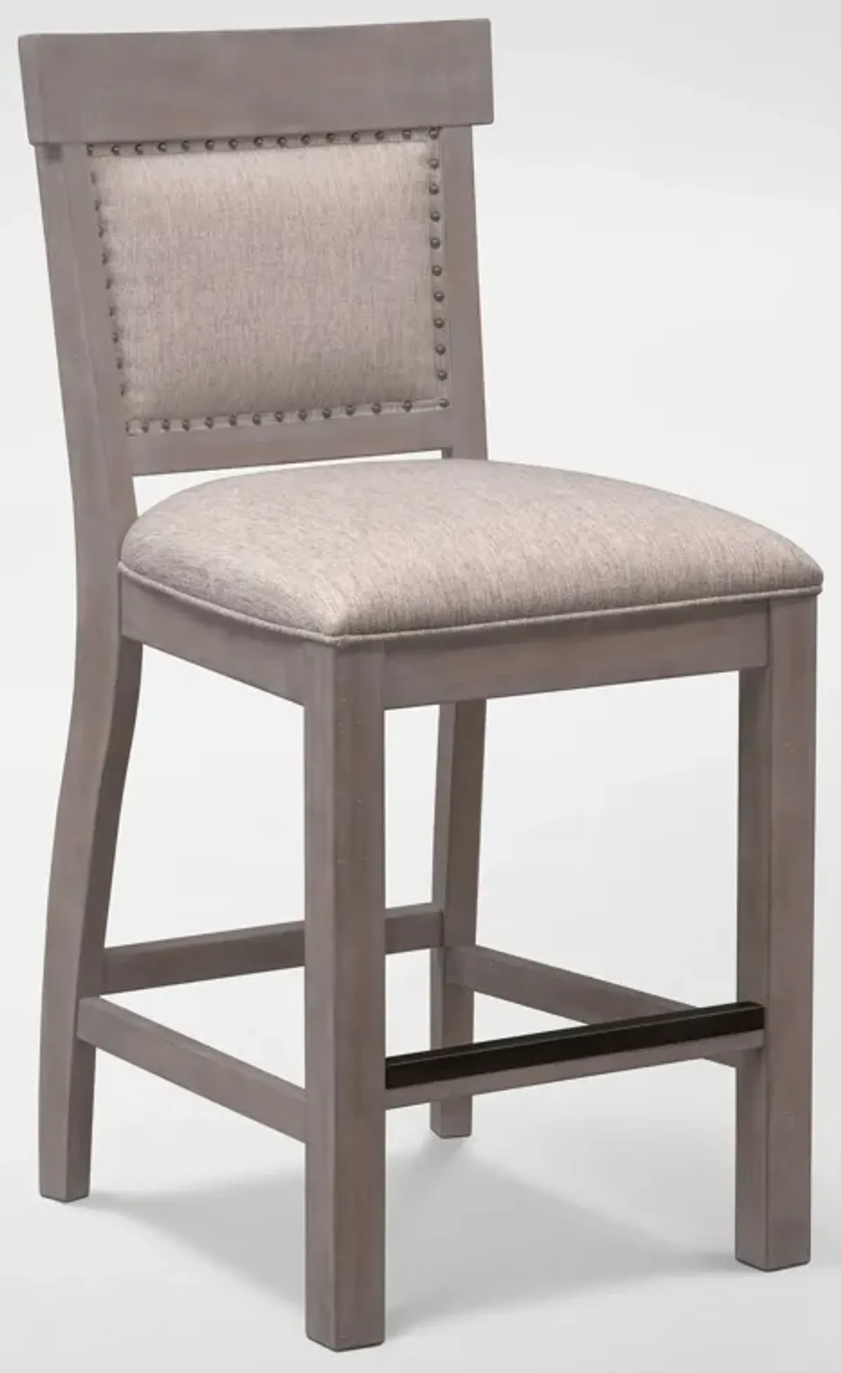 Charthouse Counter-Height Upholstered Stool - Gray