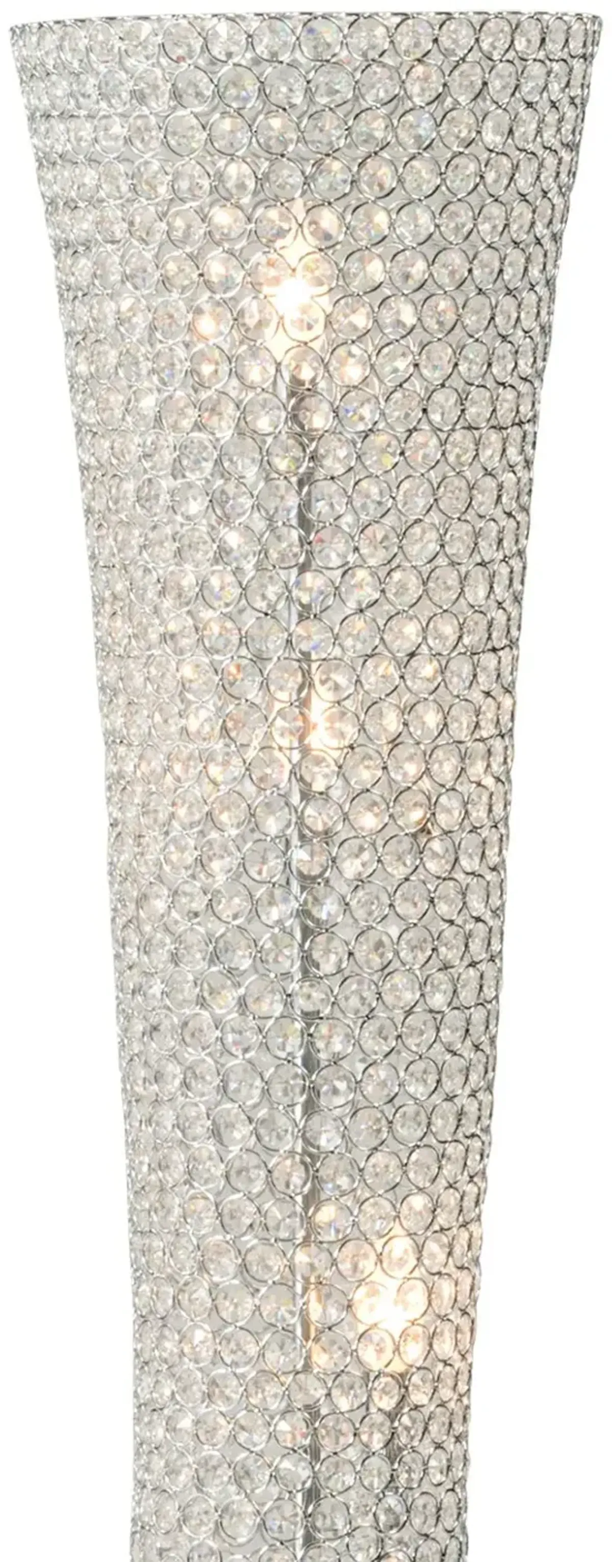 Crystal Curve 55'' Floor Lamp