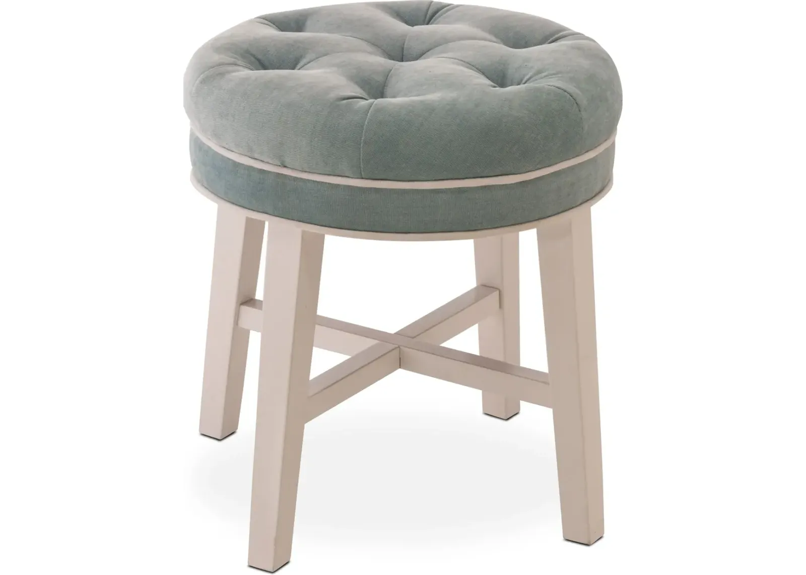 Emma Vanity Stool - Blue