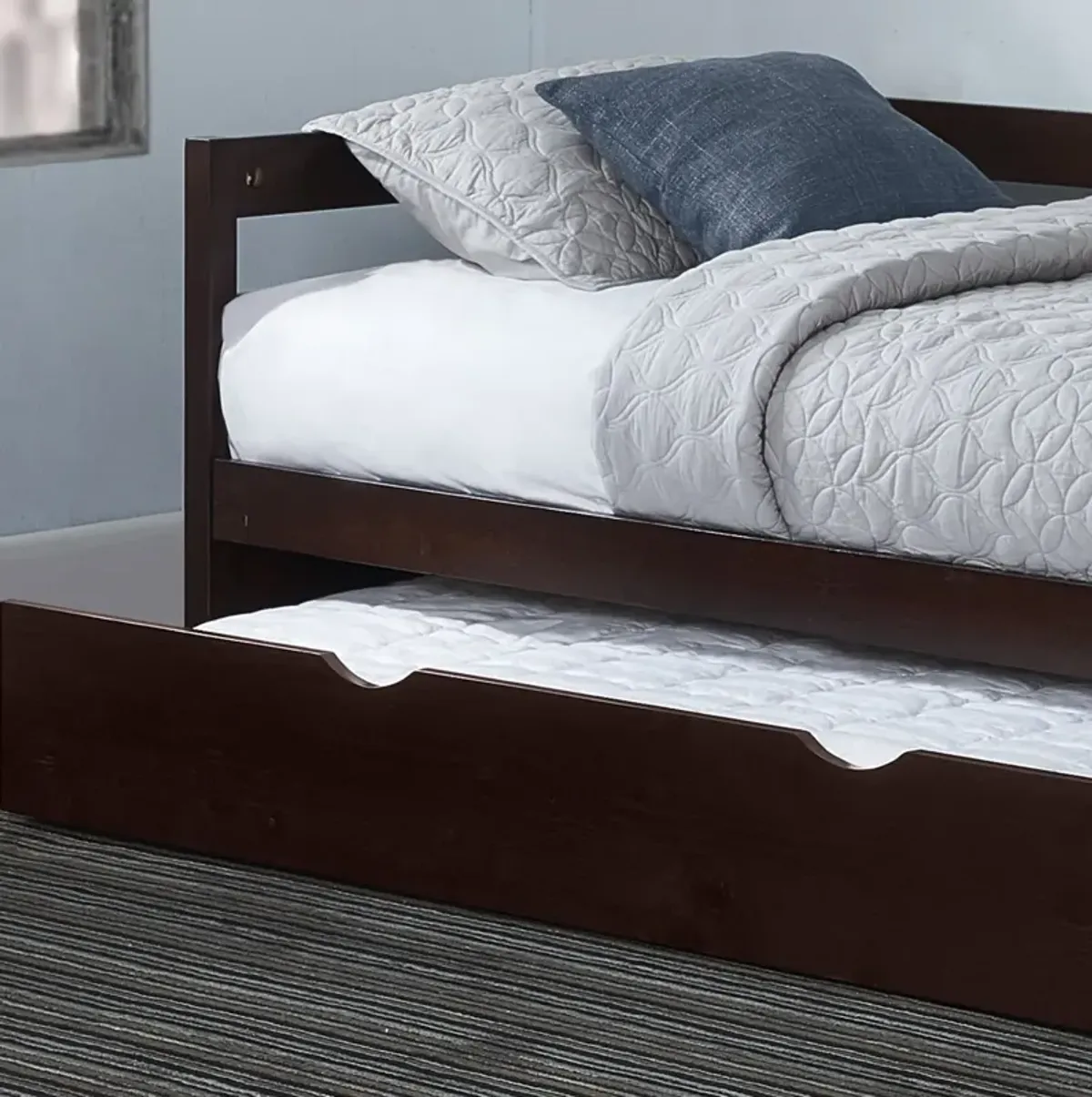 Hudson Twin Trundle Daybed - Chocolate