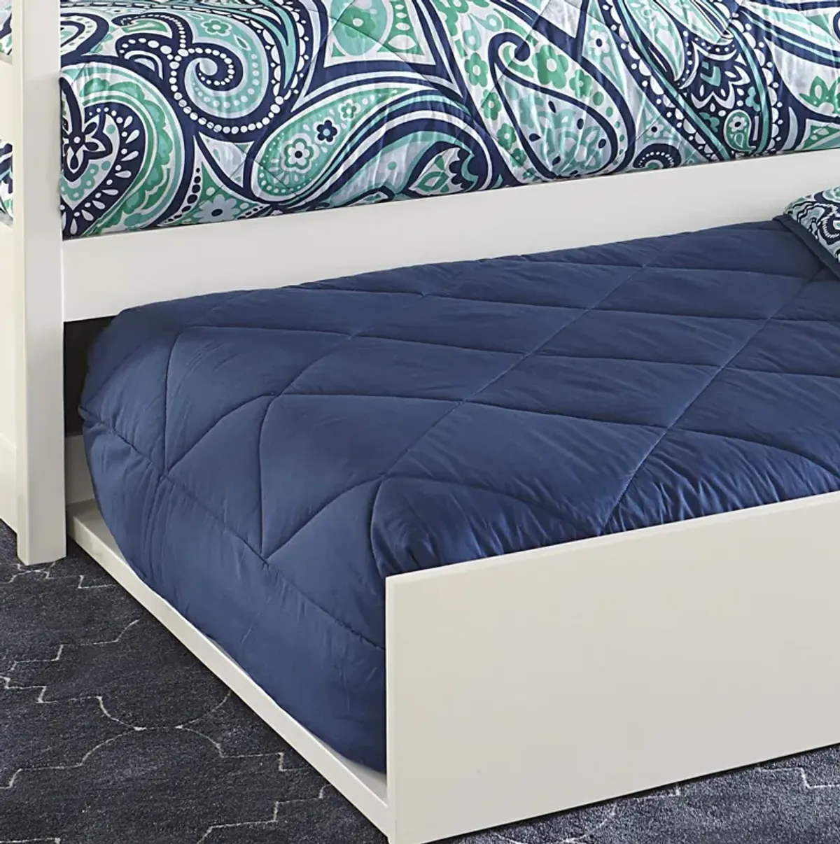 Hudson Twin Trundle Daybed - White