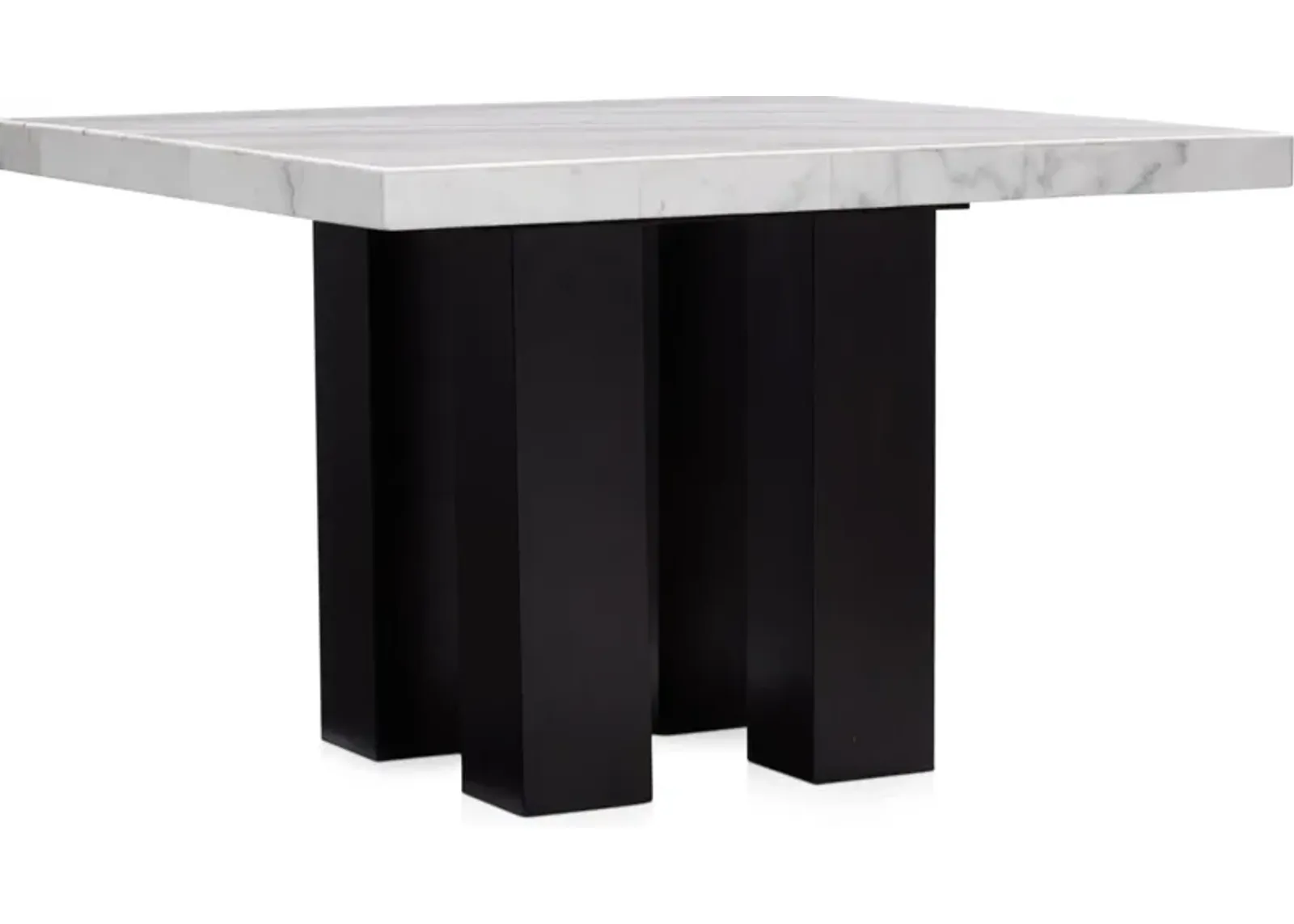 Artemis Marble Counter-Height Dining Table - White Marble