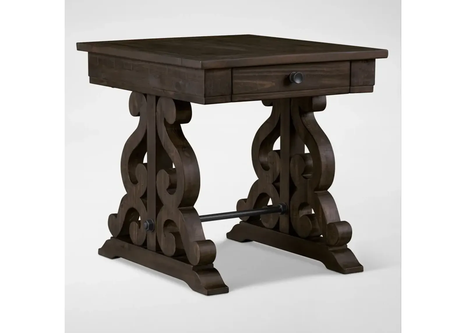 Charthouse End Table - Charcoal