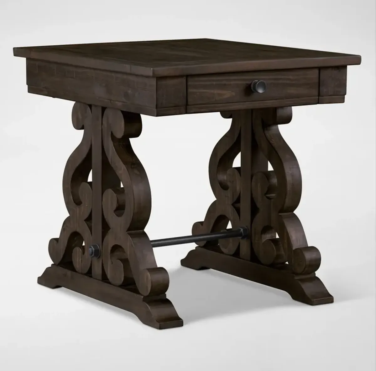 Charthouse End Table - Charcoal