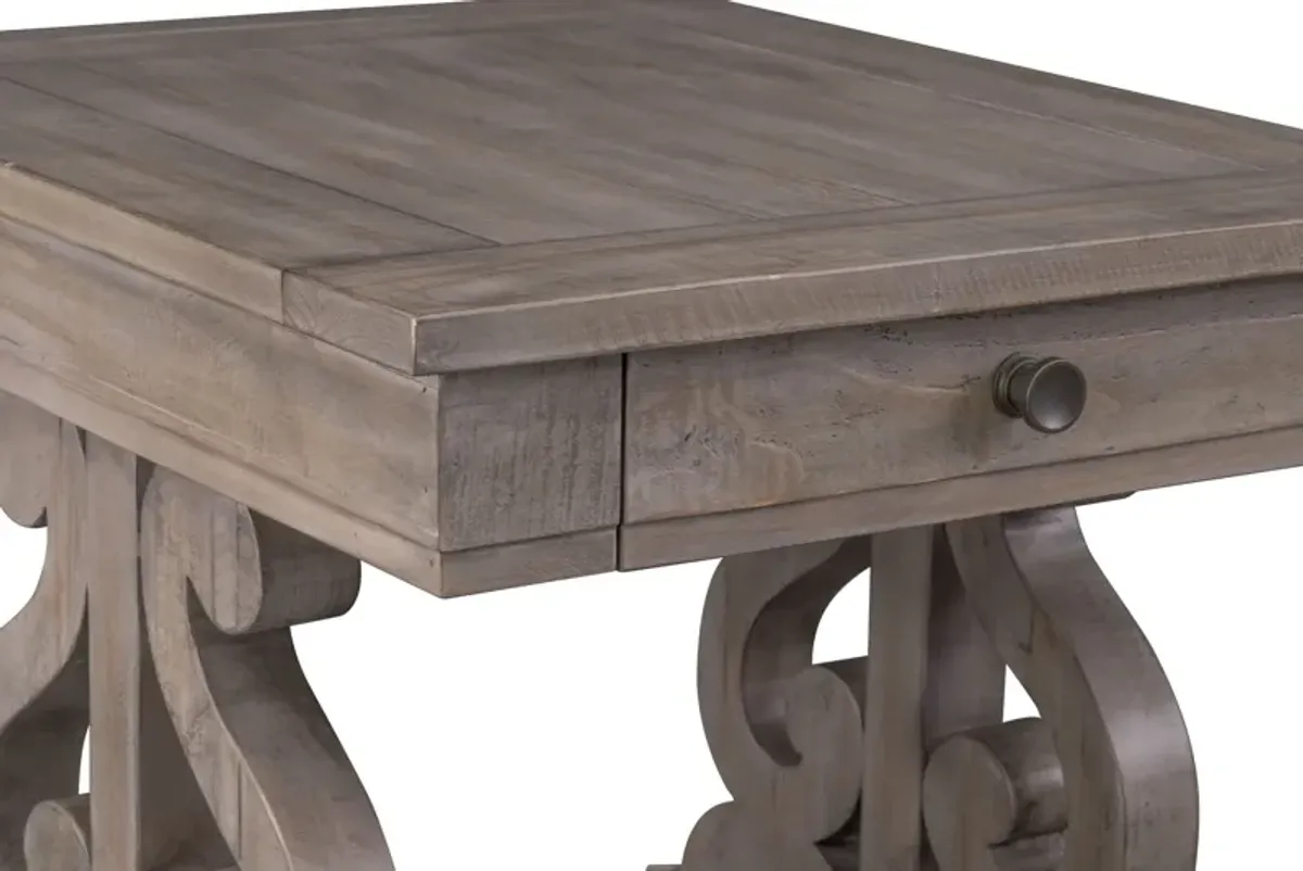 Charthouse End Table - Gray