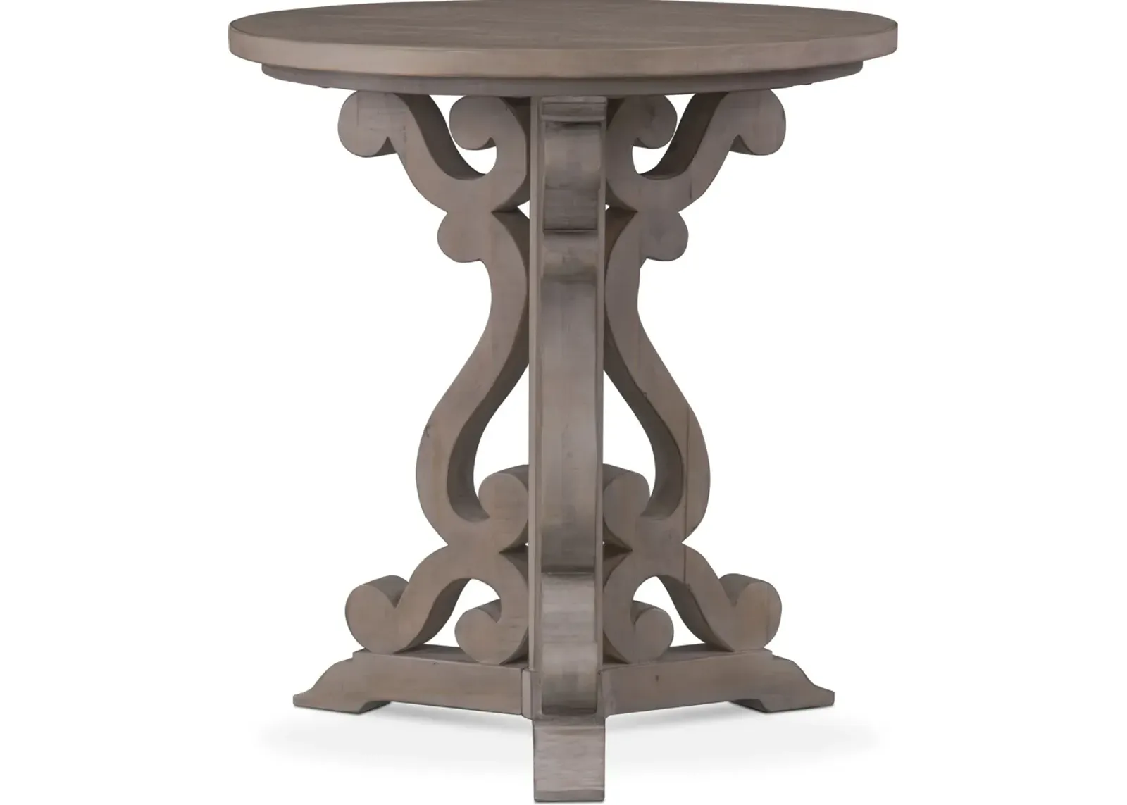 Charthouse Chairside Table - Gray