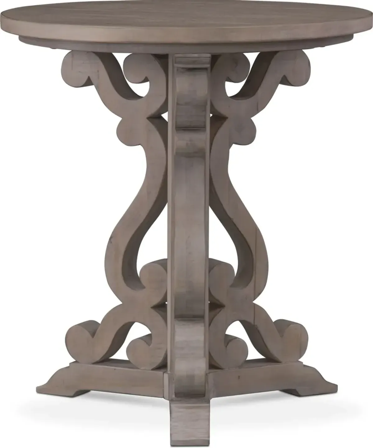 Charthouse Chairside Table - Gray