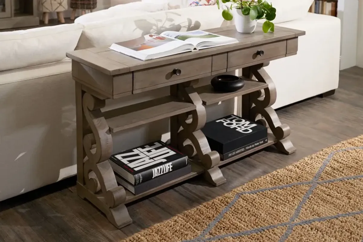 Charthouse Sofa Table - Gray