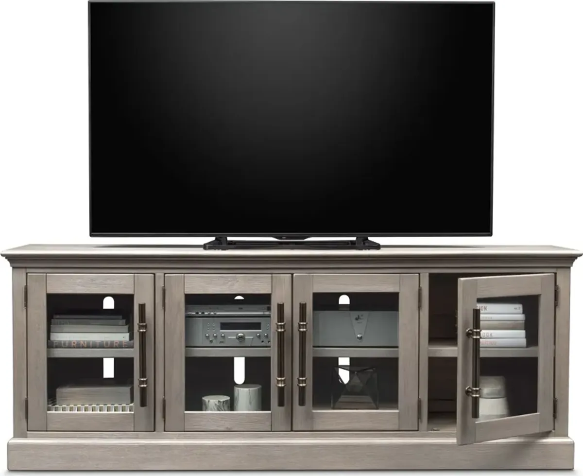 Telluride 85" TV Stand - Parchment