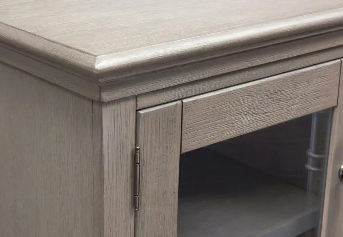 Telluride 85" TV Stand - Parchment