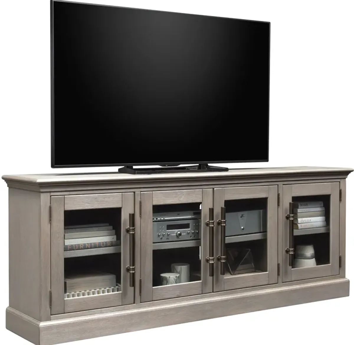 Telluride 85" TV Stand - Parchment