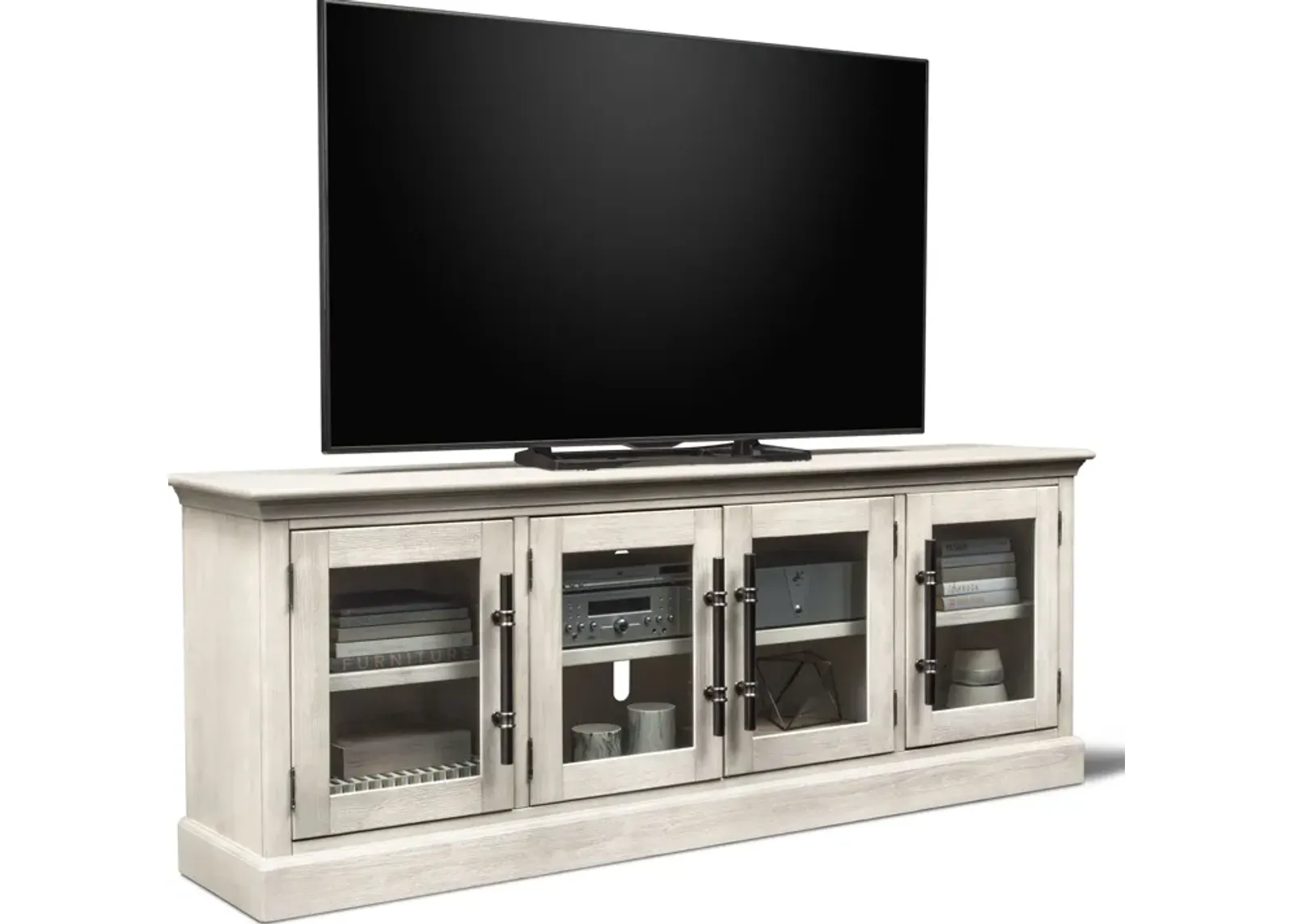 Telluride 85" TV Stand - Water White