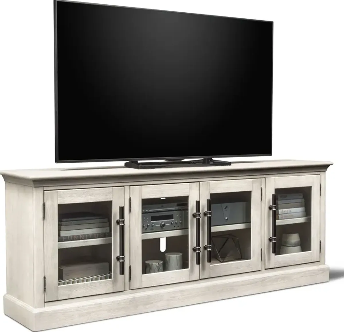 Telluride 85" TV Stand - Water White