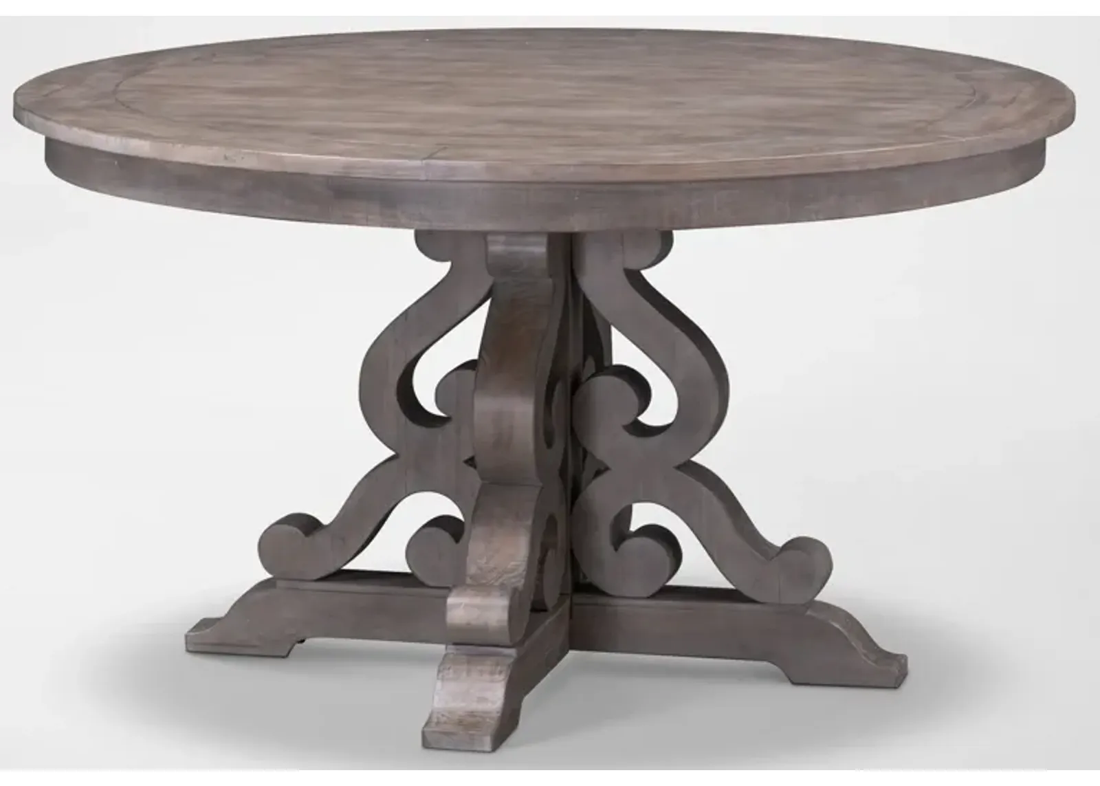 Charthouse Round Dining Table - Gray