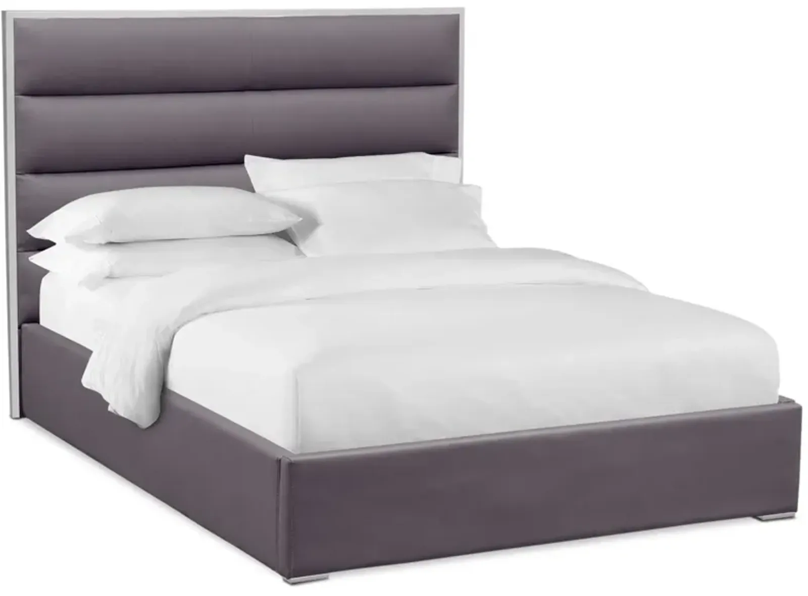 Concerto Queen Upholstered Bed - Gray