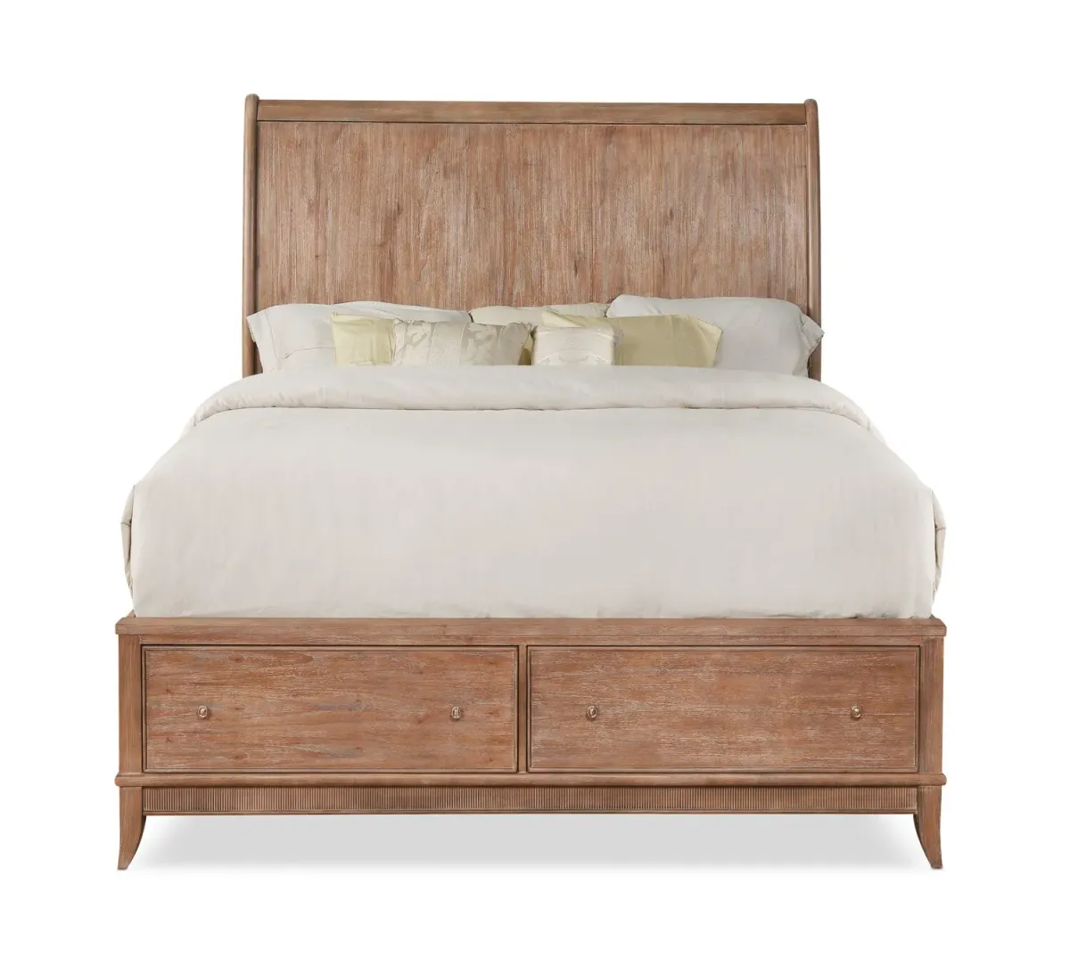 Hazel Queen Storage Bed - Latte