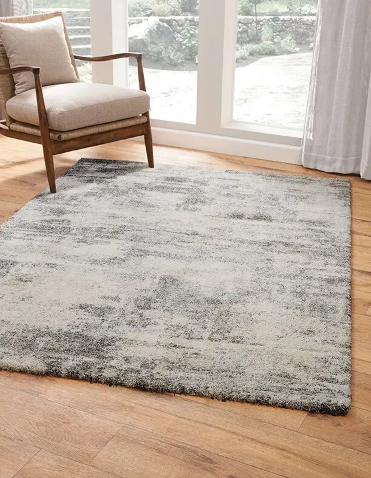 Granada 5' x 8' Area Rug - Ivory/Gray