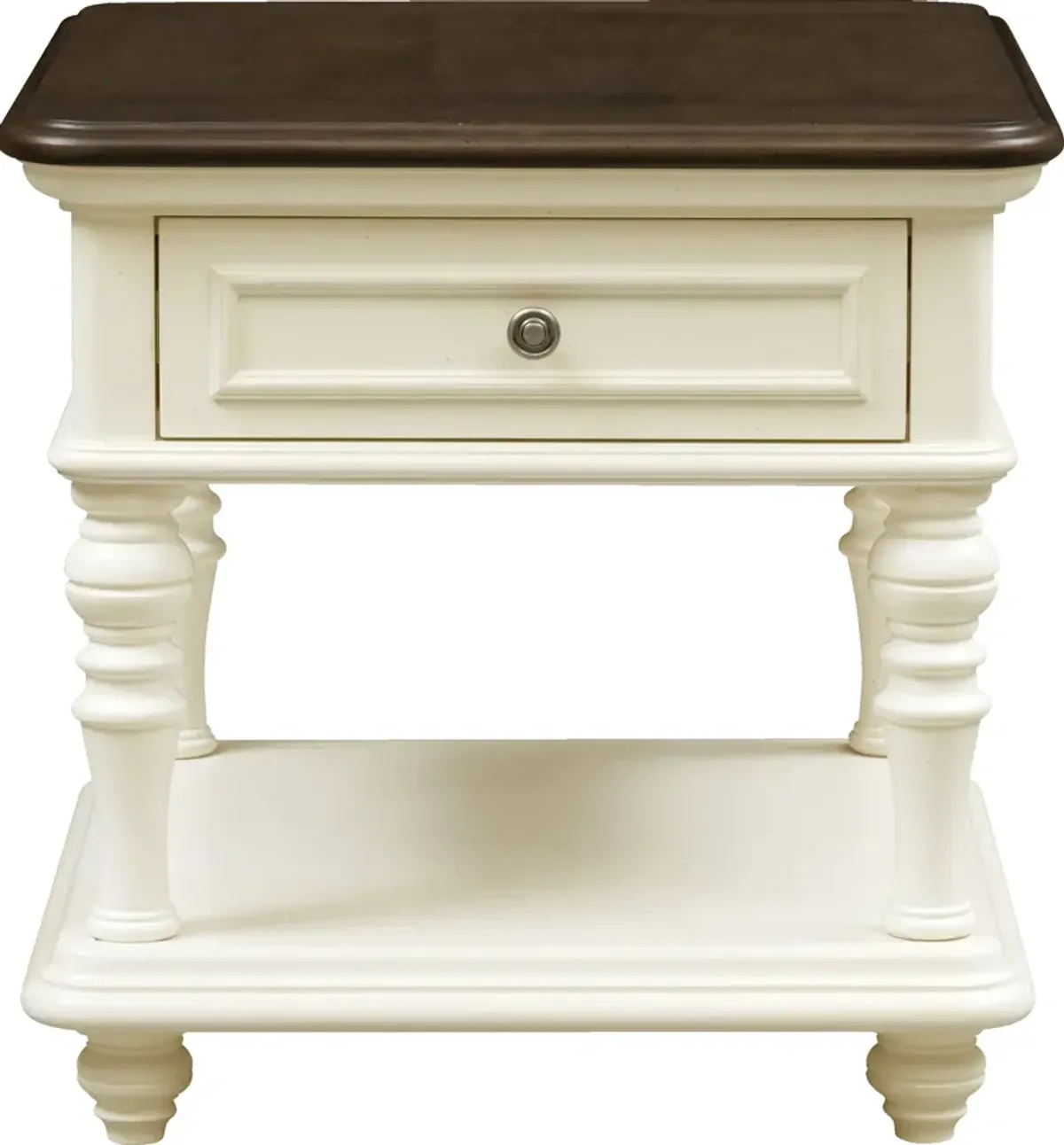 Charleston End Table - White