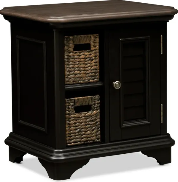 Charleston Chairside Table - Black
