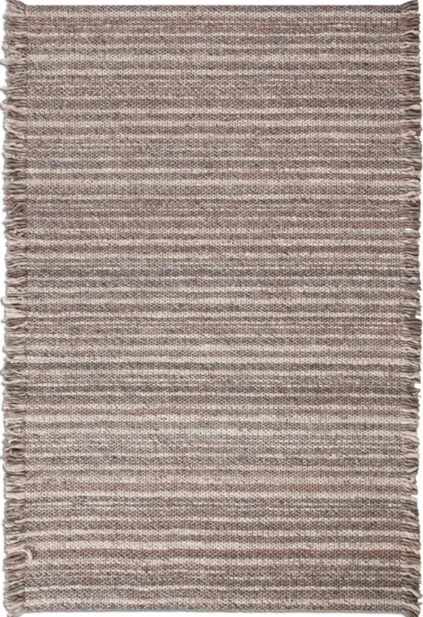 Lifestyle 5' x 8' Area Rug - Gray/Brown/Ivory