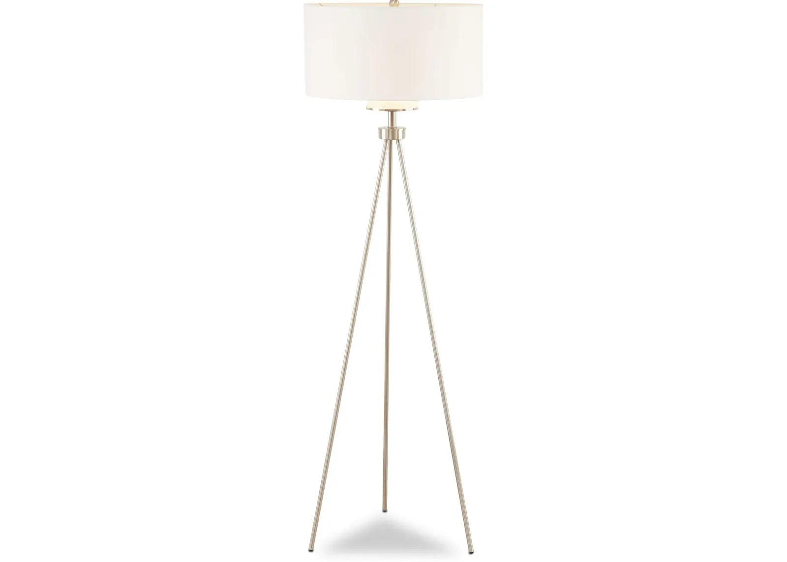 Pacific 65'' Floor Lamp - Silver