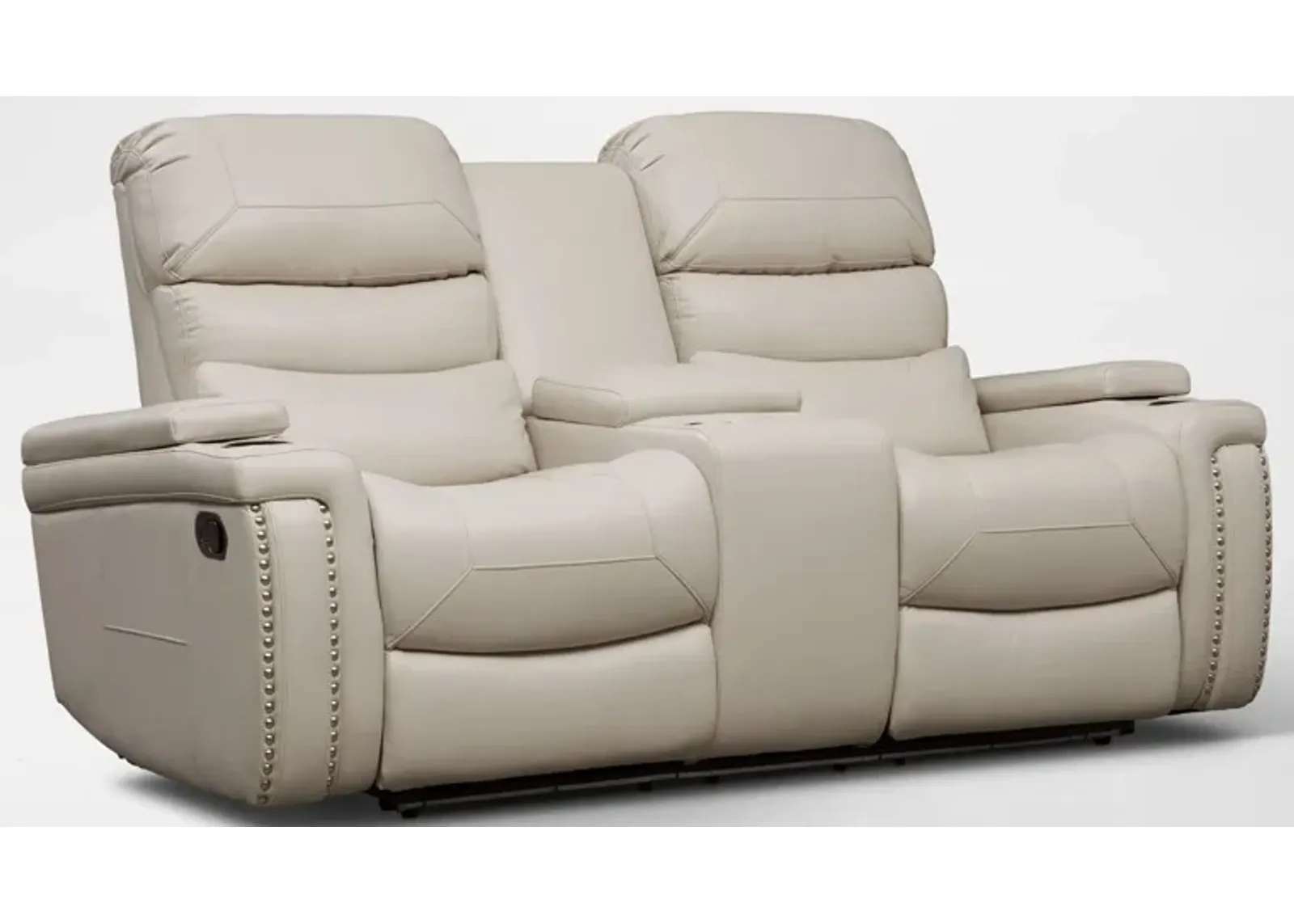 Jackson Manual Reclining Loveseat - Ivory