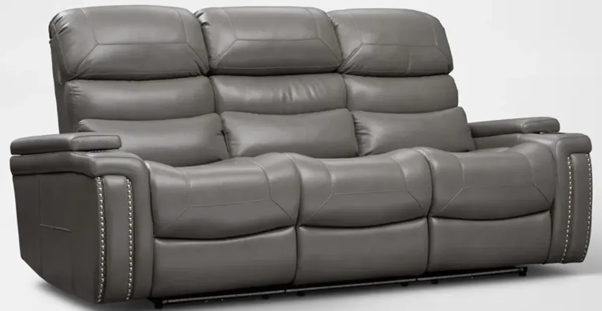 Jackson Triple-Power Reclining Sofa - Gray