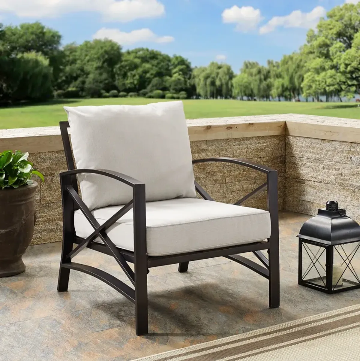 Clarion Outdoor Chair - Oatmeal