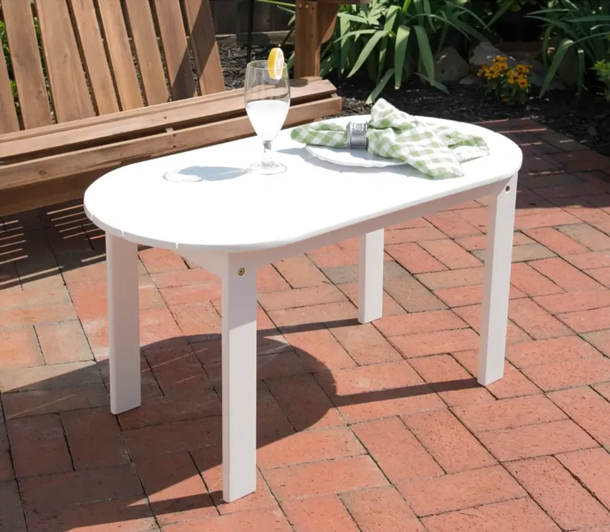 Hampton Beach Outdoor Coffee Table - White