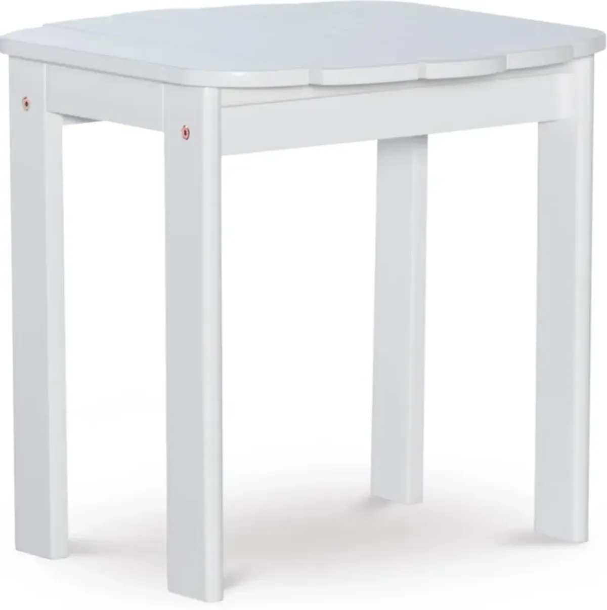 Hampton Beach Outdoor End Table - White