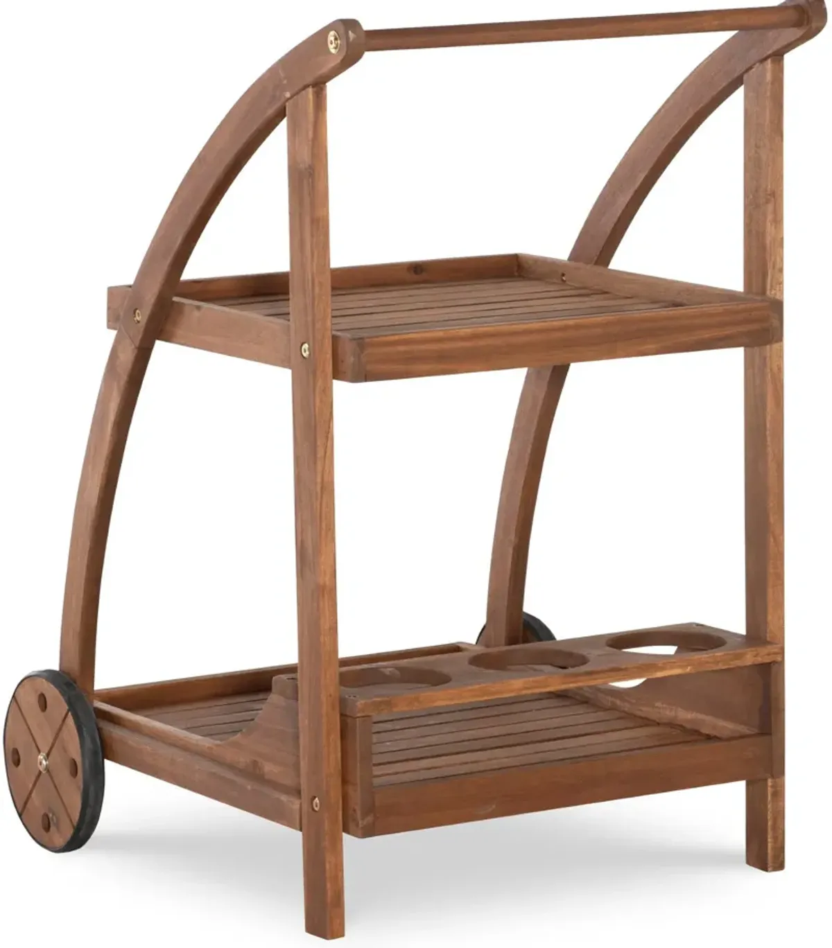 Hampton Beach Outdoor Bar Cart - Teak