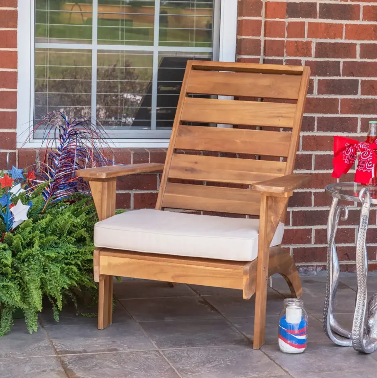 Hampton Beach Outdoor Chair - Brown