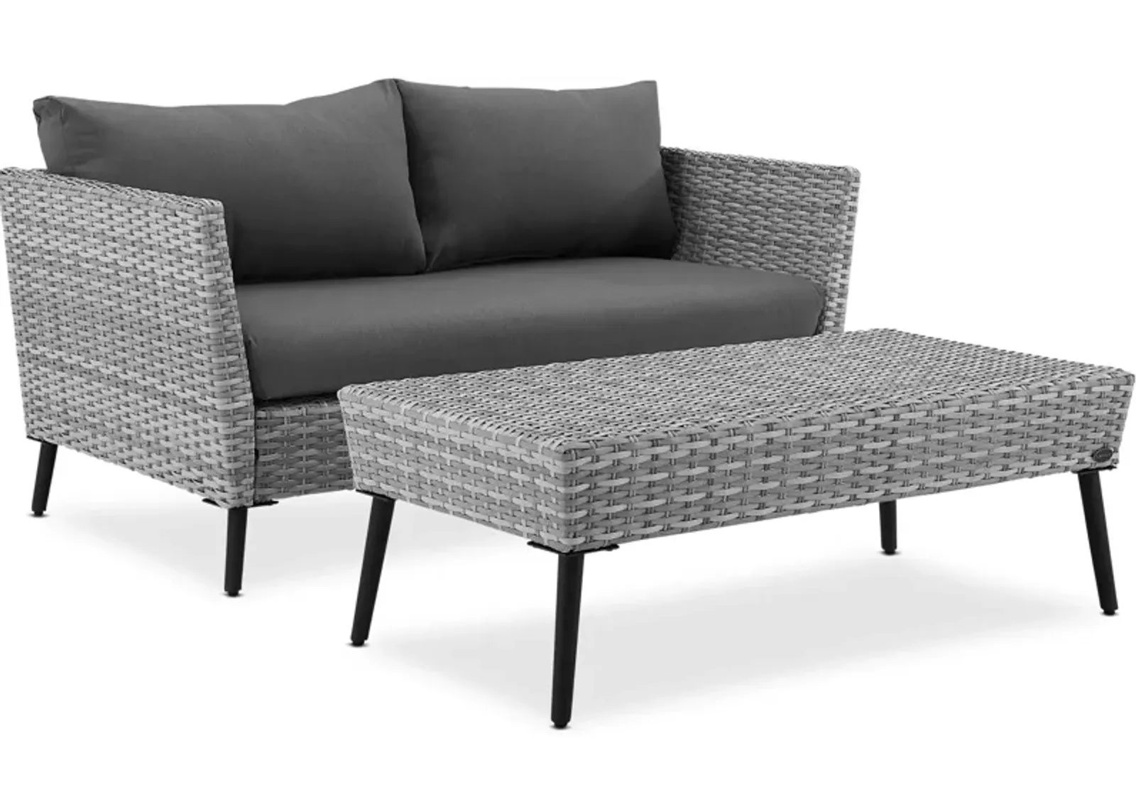 Ventura Outdoor Loveseat and Coffee Table Set