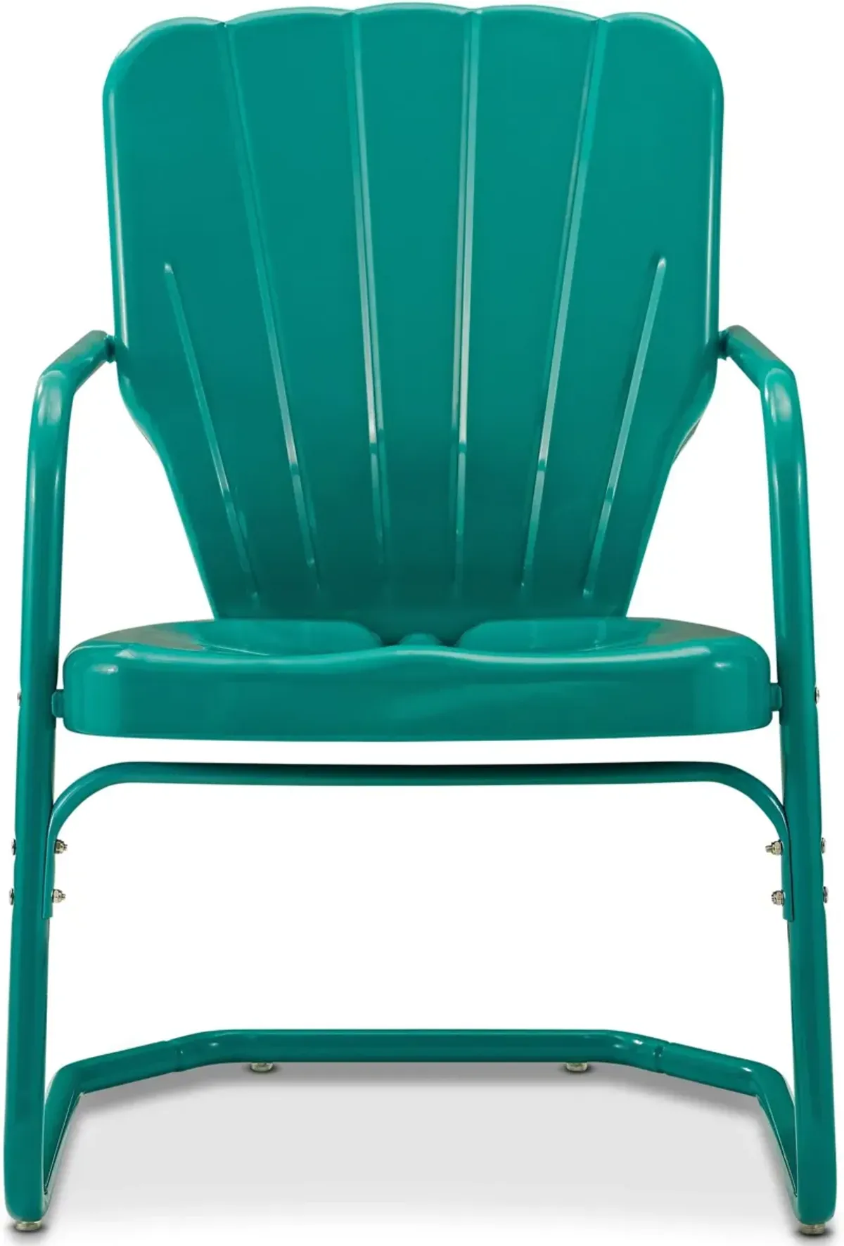 Jack Set of 2 Outdoor Chairs and Side Table - Turquoise