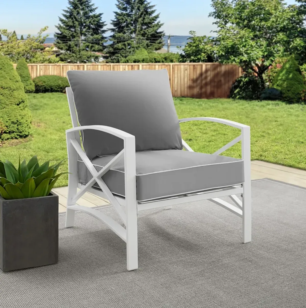 Clarion Outdoor Chair - Gray