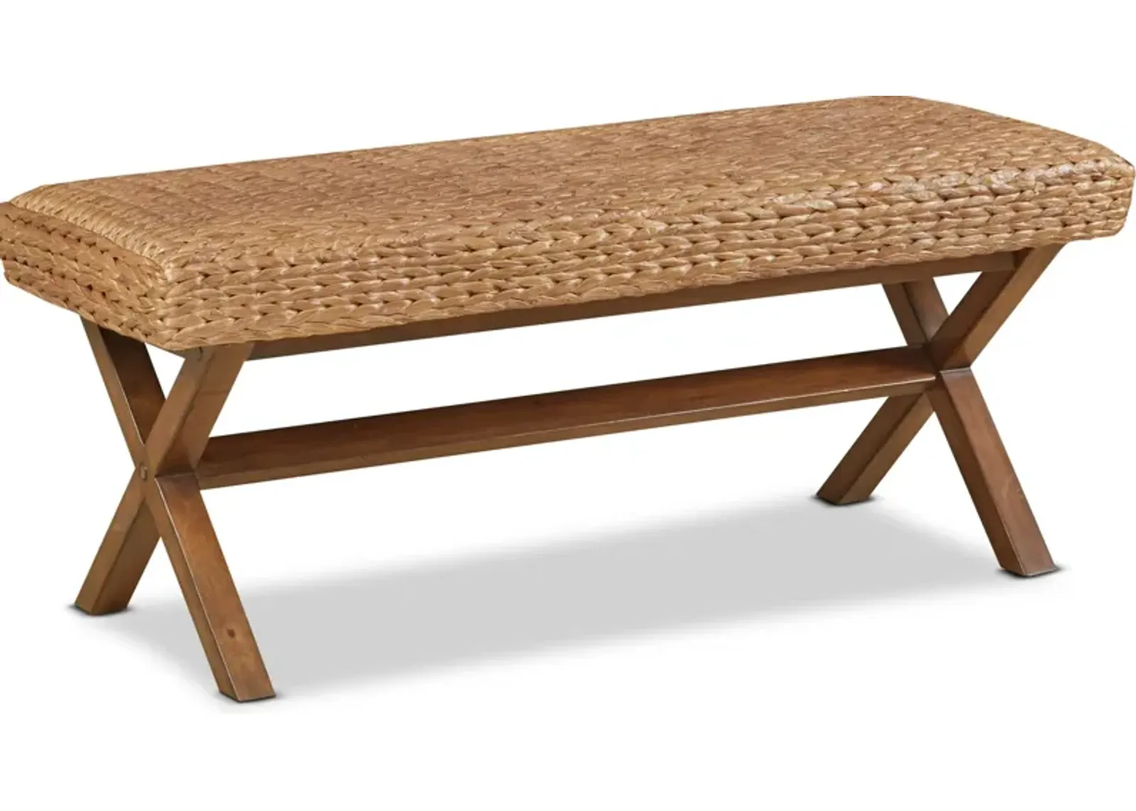 Harbor Wicker Bench