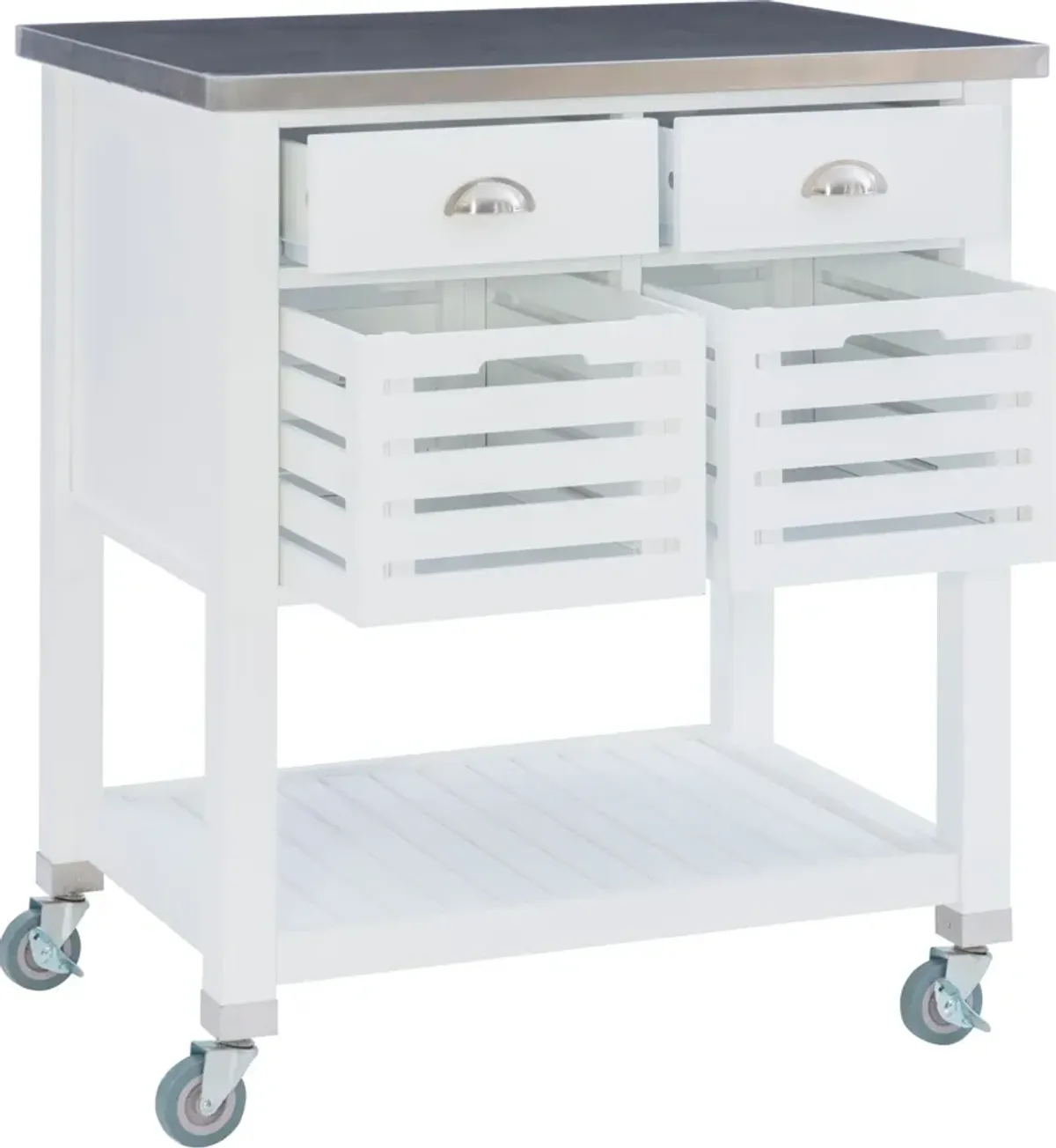 Brighton Kitchen Cart - White