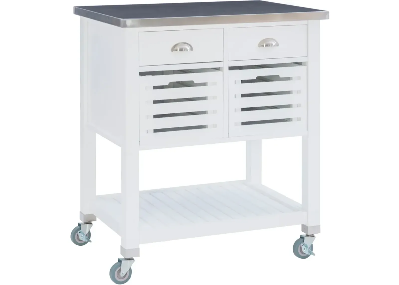 Brighton Kitchen Cart - White